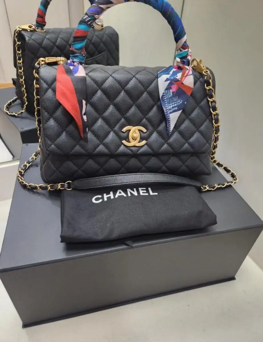 chanel  캐비어 숄더백